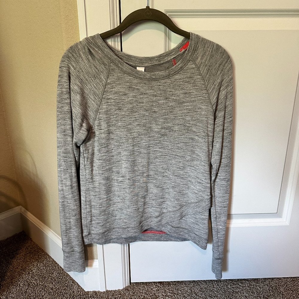Athleta Girl Sweatshirt Gray size 14